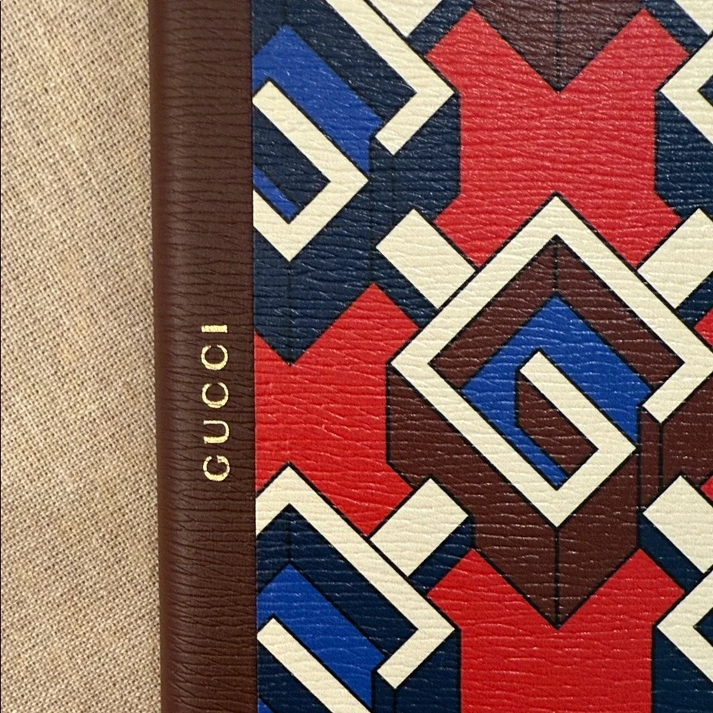Gucci Red and Blue Graphic lifestyle Notebook authentic Gift Set - Picture 3 of 10